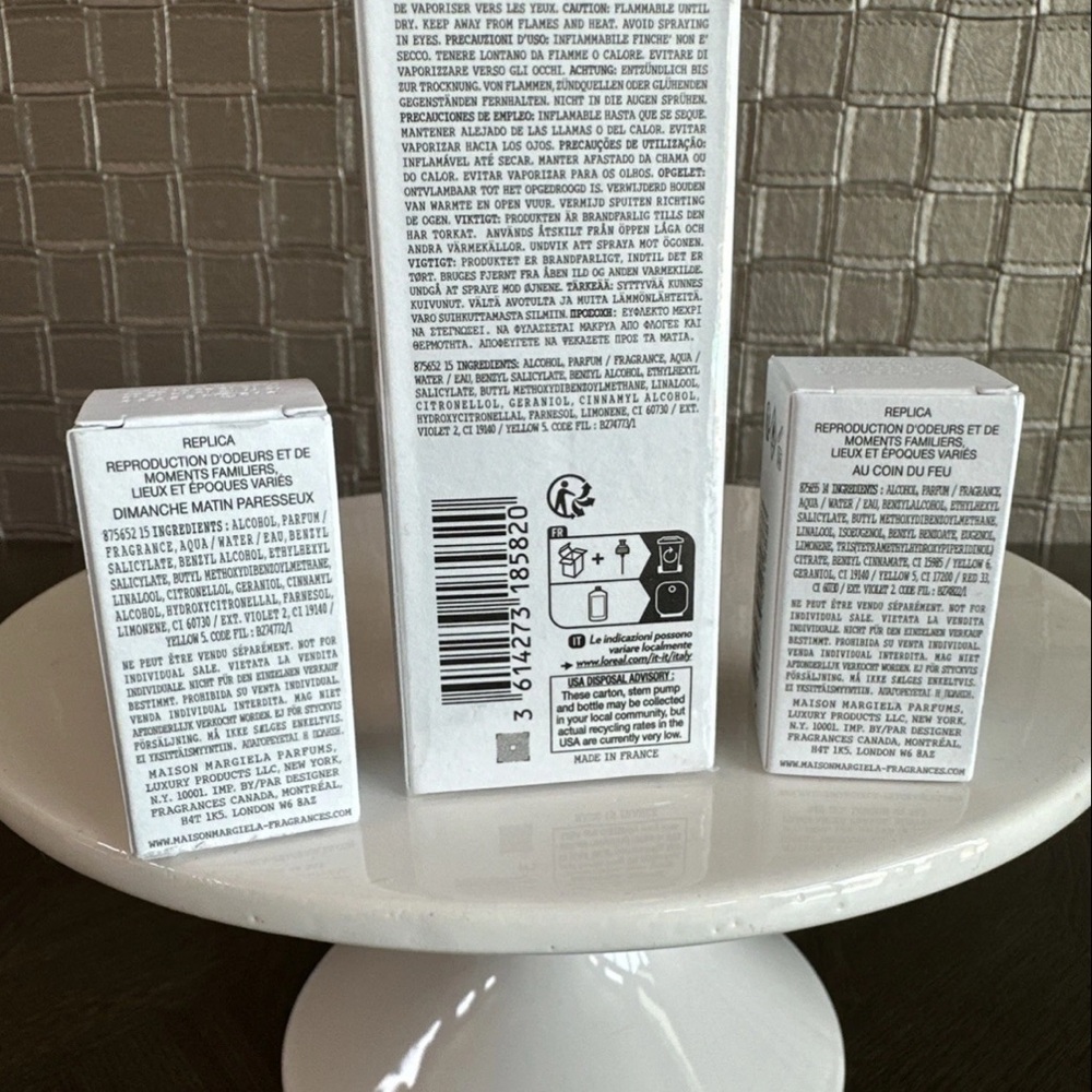 Replica brand fragrances - Lazy Sunday Morning and By The Fireplace - Picture 2 of 2